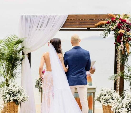 Casamento na praia em Angra Fashion Dive Resort