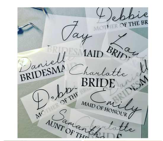 Decalque Personalizado - https://noivatta.com/pt-br/products/personalized-glass-decal-custom-vinyl-name-stickers-for-weddings-parties-and-gifts