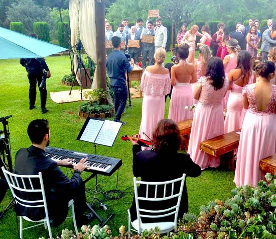 Cerimônia de Casamento - piano e violino, voz e violão