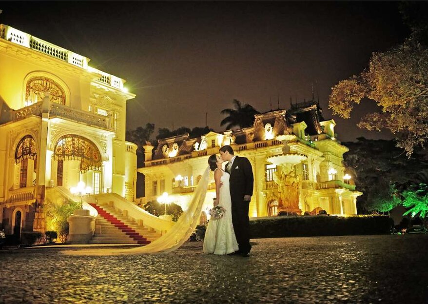 Casando em um palácio: o seu sonho pode se tornar realidade no Palácio dos Cedros!